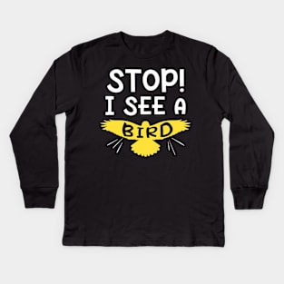 I See A Bird Kids Long Sleeve T-Shirt